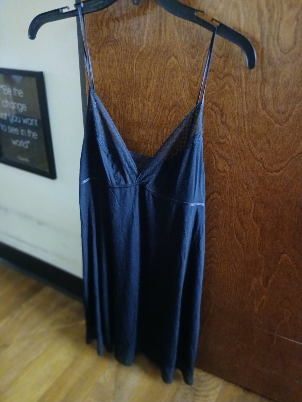 NWOT/ VICTORIAS SECRET black mini nightgown